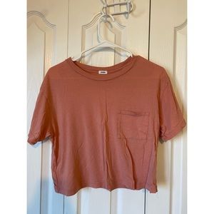 GARAGE Pink Cropped T-Shirt